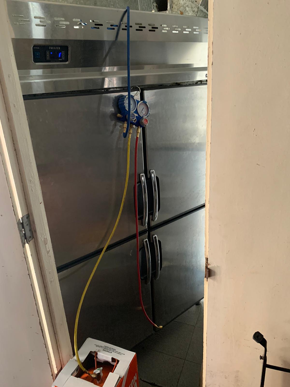 Commercial Fridge Checking And Replace Heater Piping