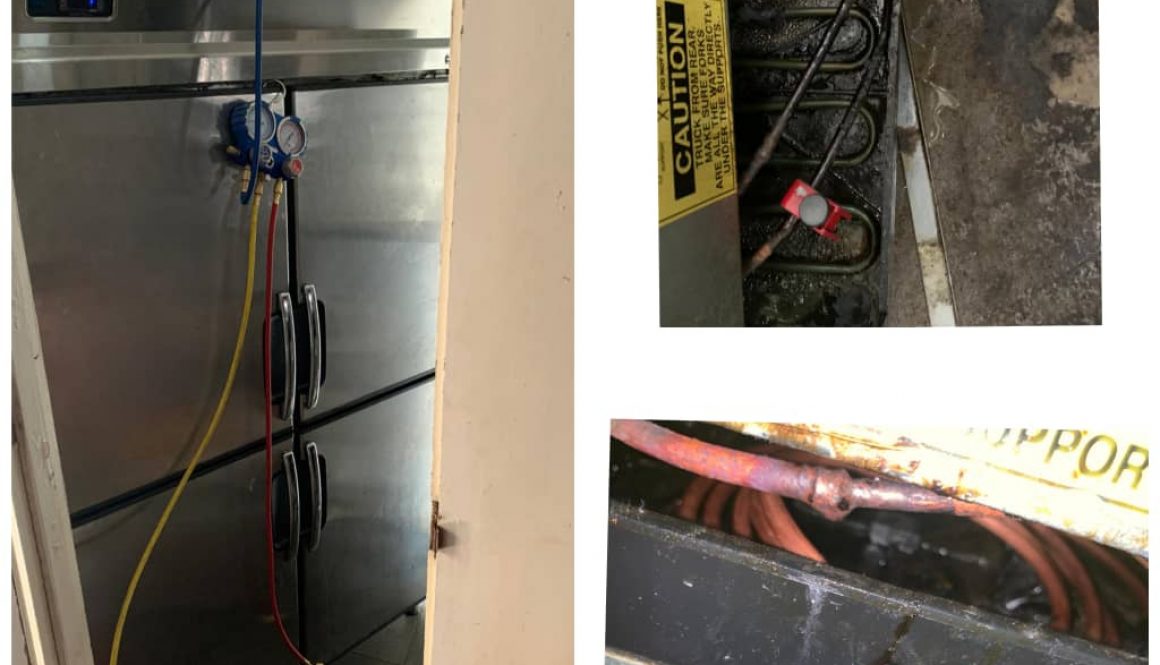 Commercial Fridge Checking And Replace Heater Piping