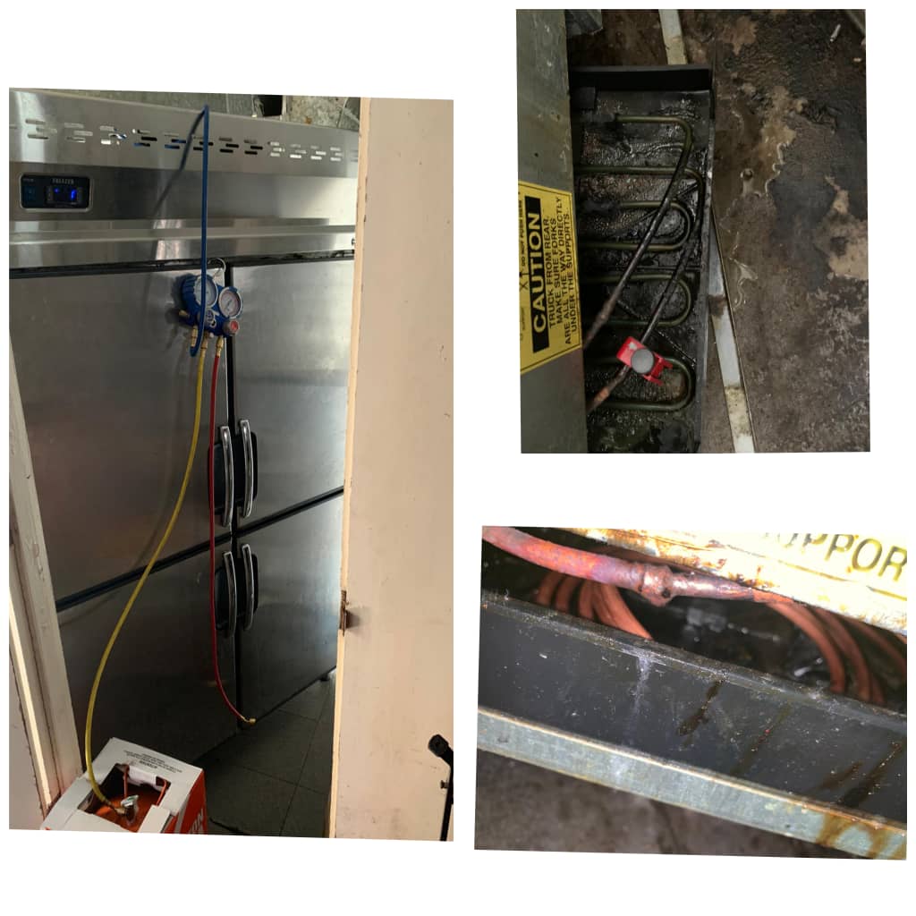 Commercial Fridge Checking And Replace Heater Piping